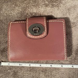 Coach purple wallet